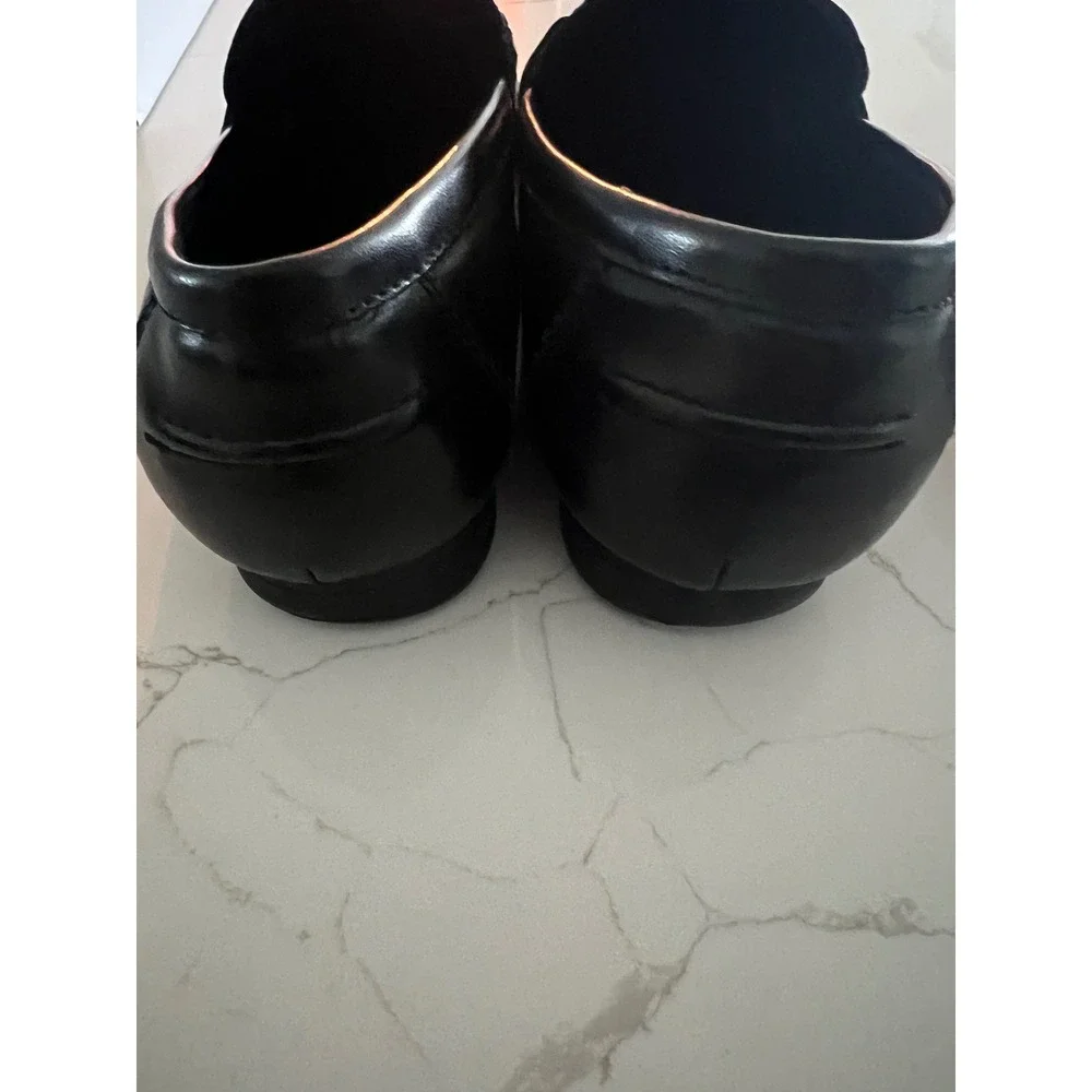 Alfani Mens Black Leather Bit Loafers Memory Foam‎ Dress Shoes Size 8M